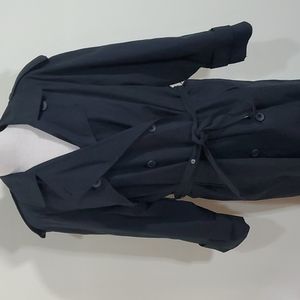 LONDON FOG  Ultra Suede Trench Coat w removable liner